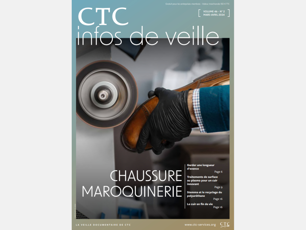 CTC infos de veille - Chaussure maroquinerie mars-avril 2024