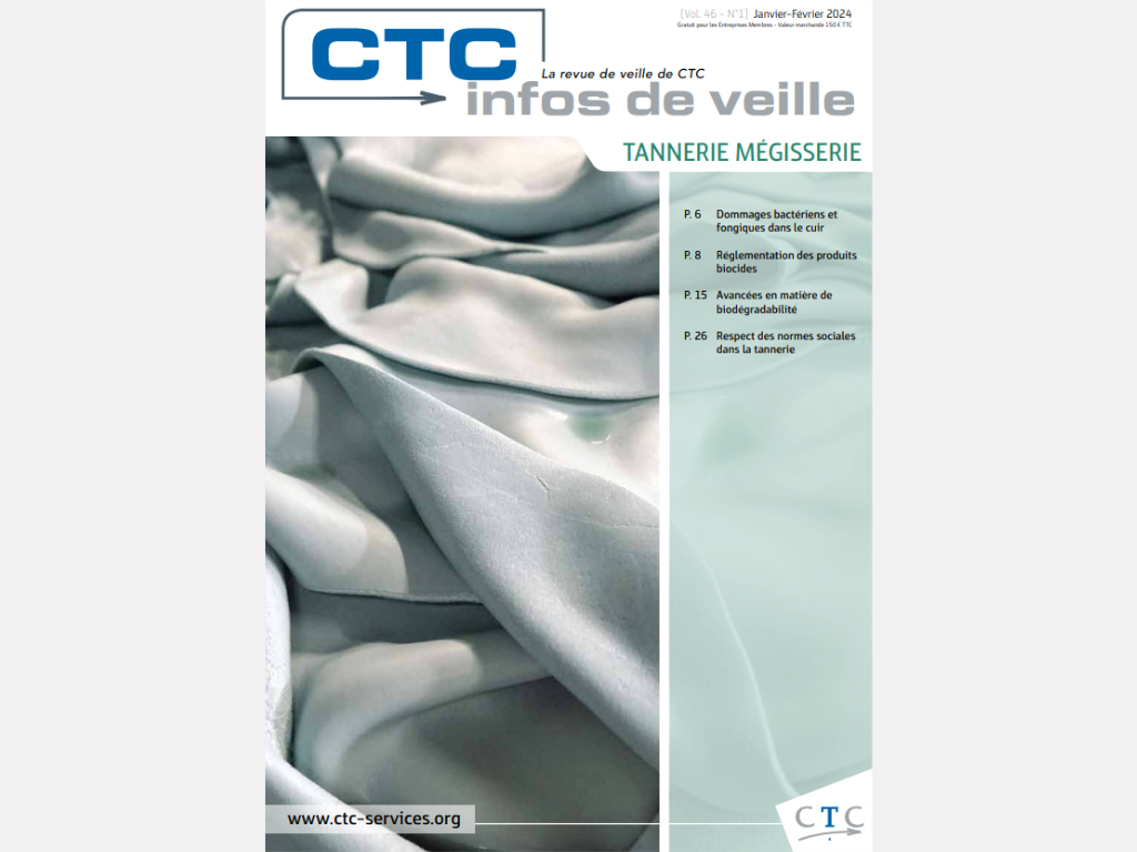 CTC infos de veille - Tannerie mégisserie janvier-février 2024