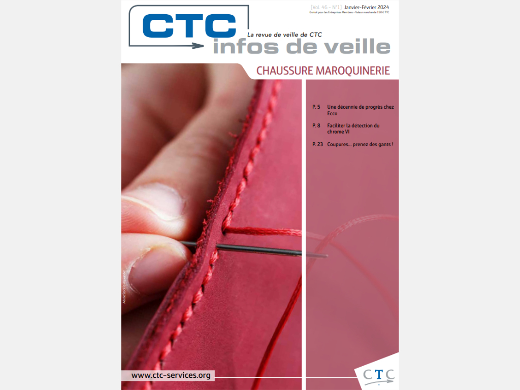 CTC infos de veille - Chaussure maroquinerie janvier-février 2024