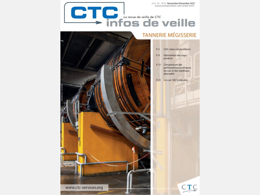CTC infos de veille - Tannerie mégisserie novembre-décembre 2021