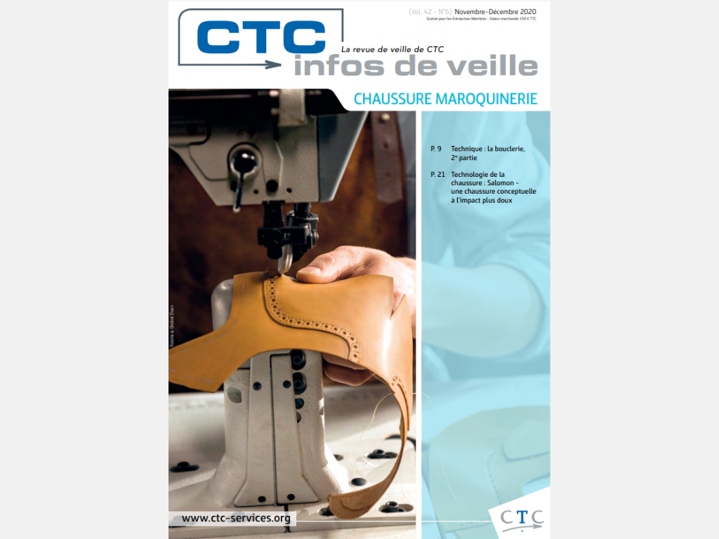 CTC infos de veille - Chaussure maroquinerie novembre-décembre 2020