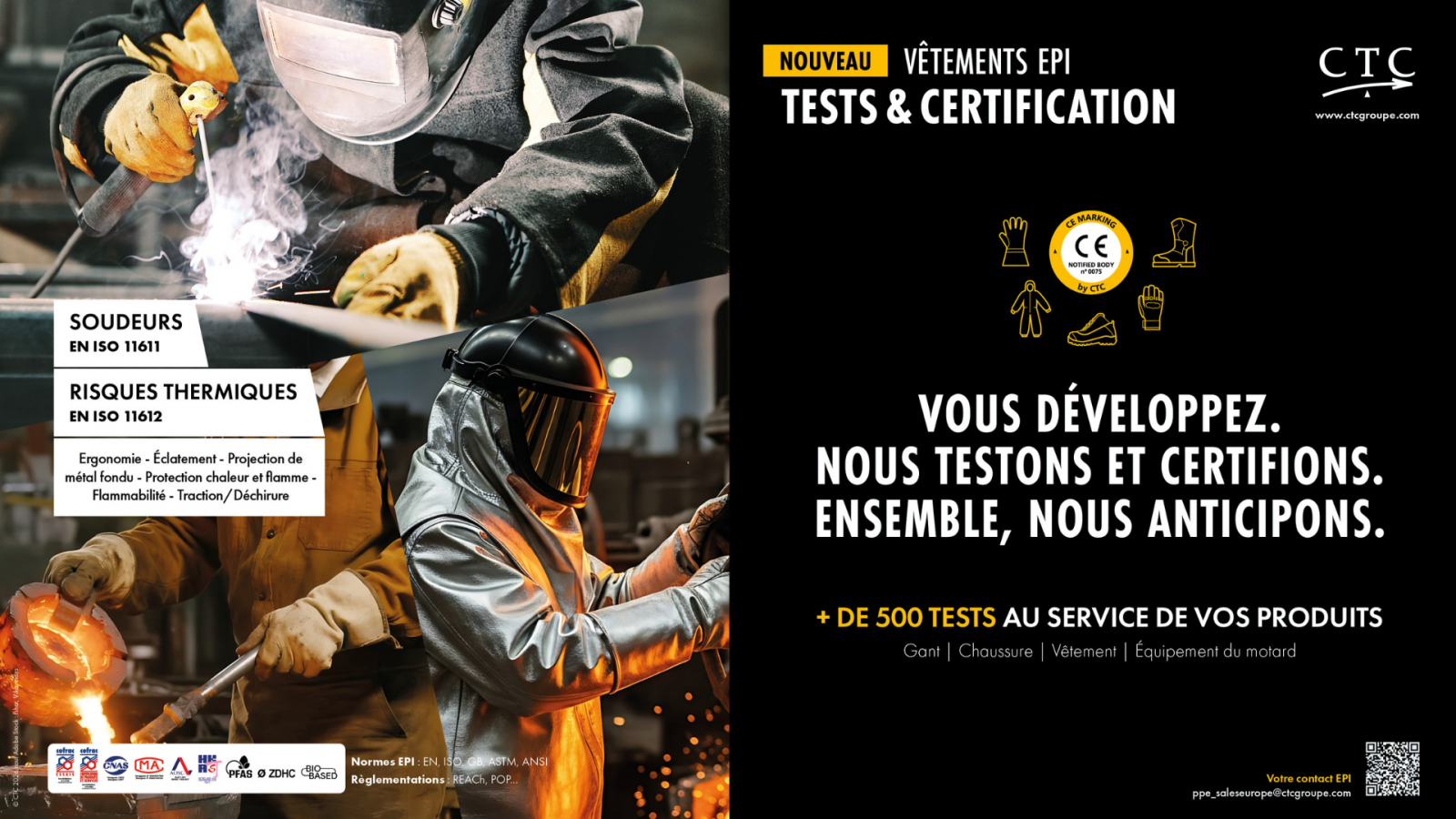 EPI vêtement thermique